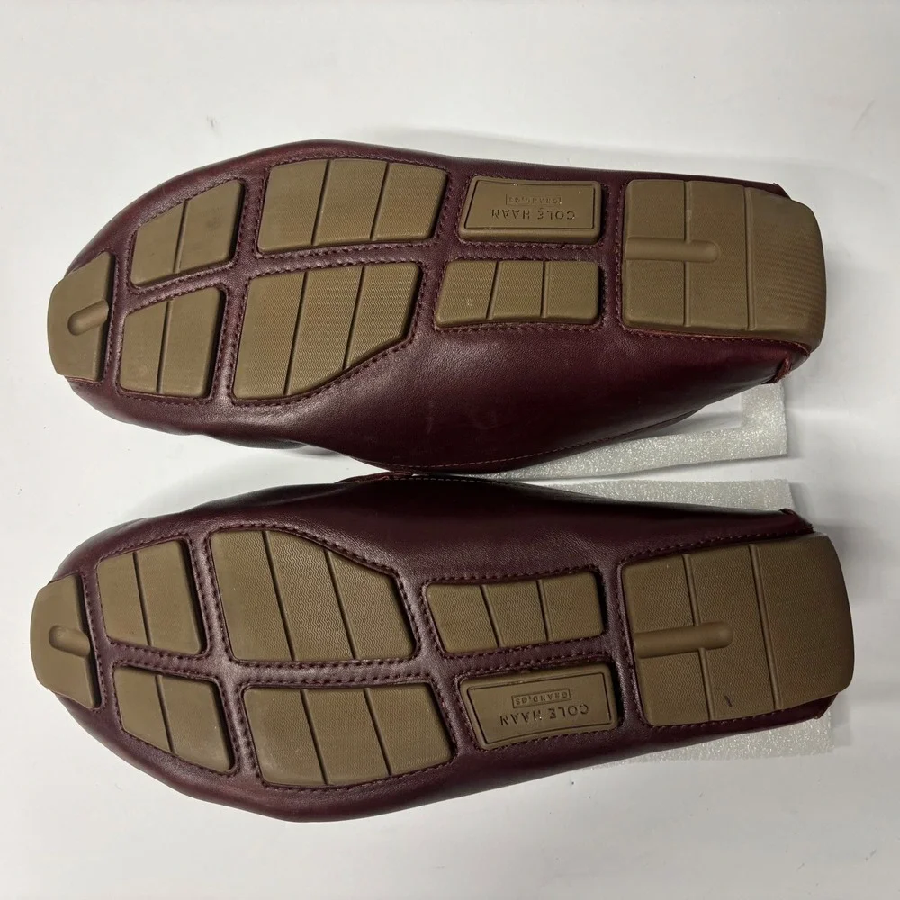 Cole Haan Grand Laser Penny Driver Loafers Mens 11 Brown Leather Preppy Casual